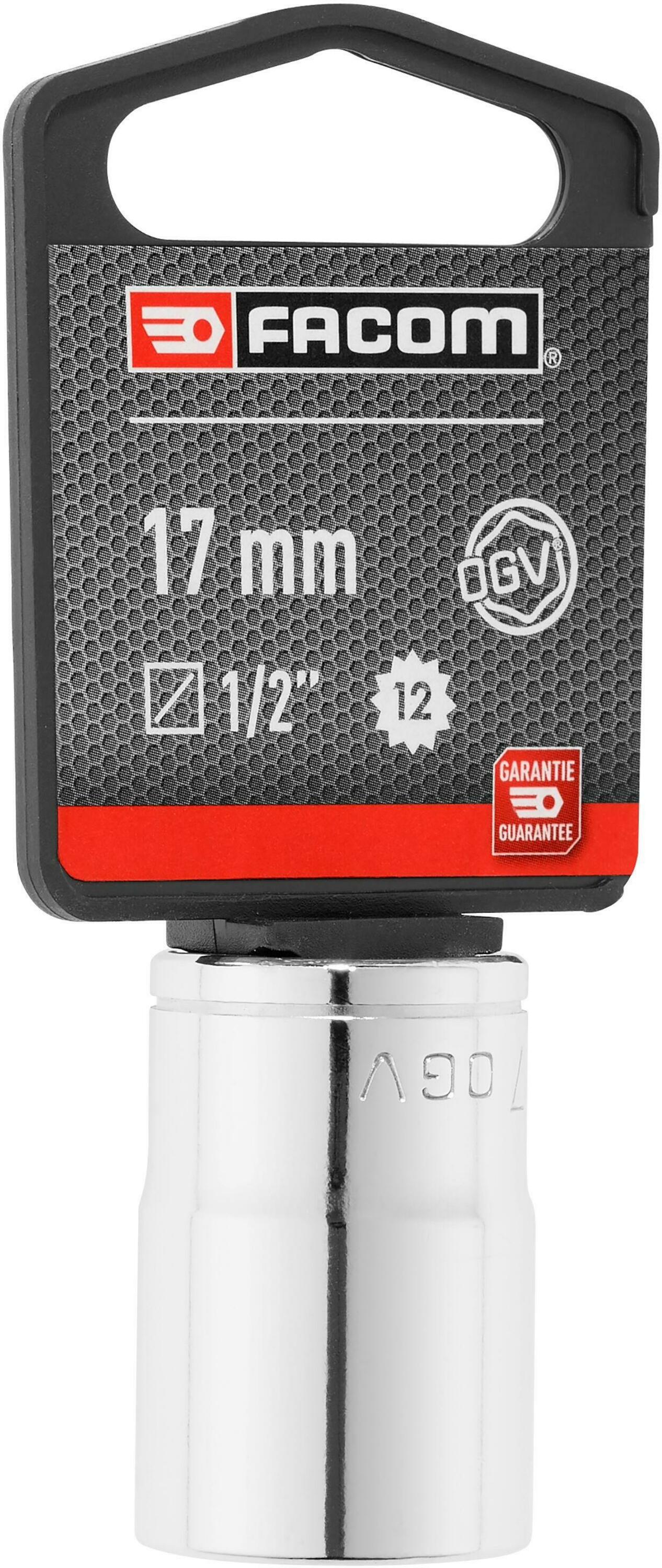 Facom S - Doppen | 1/2" 12-kant | Metrisch 17mm - S.17PB