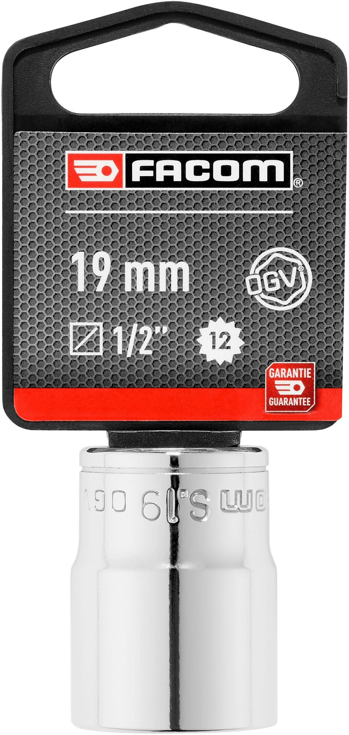 Facom S - Doppen | 1/2" 12-kant | Metrisch 19mm - S.19PB
