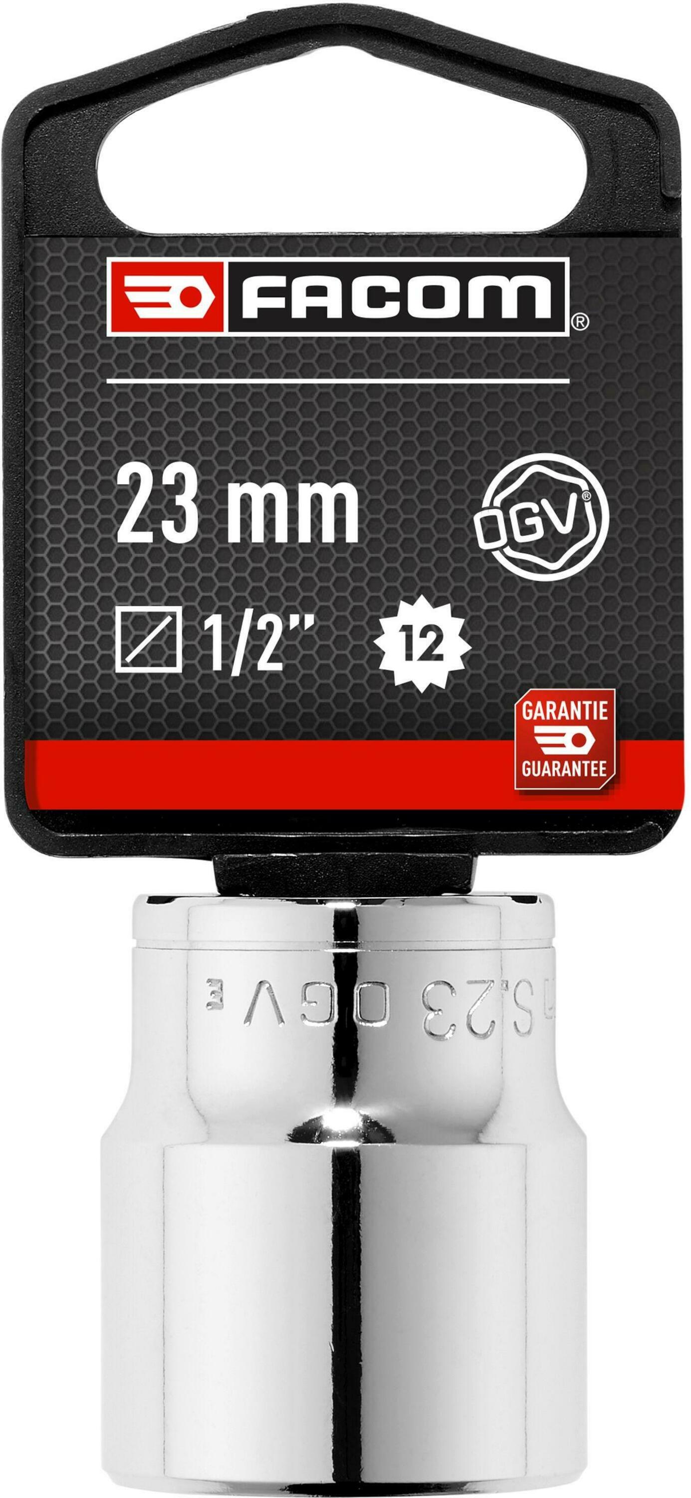 Facom S - Doppen | 1/2" 12-kant | Metrisch 23mm - S.23PB