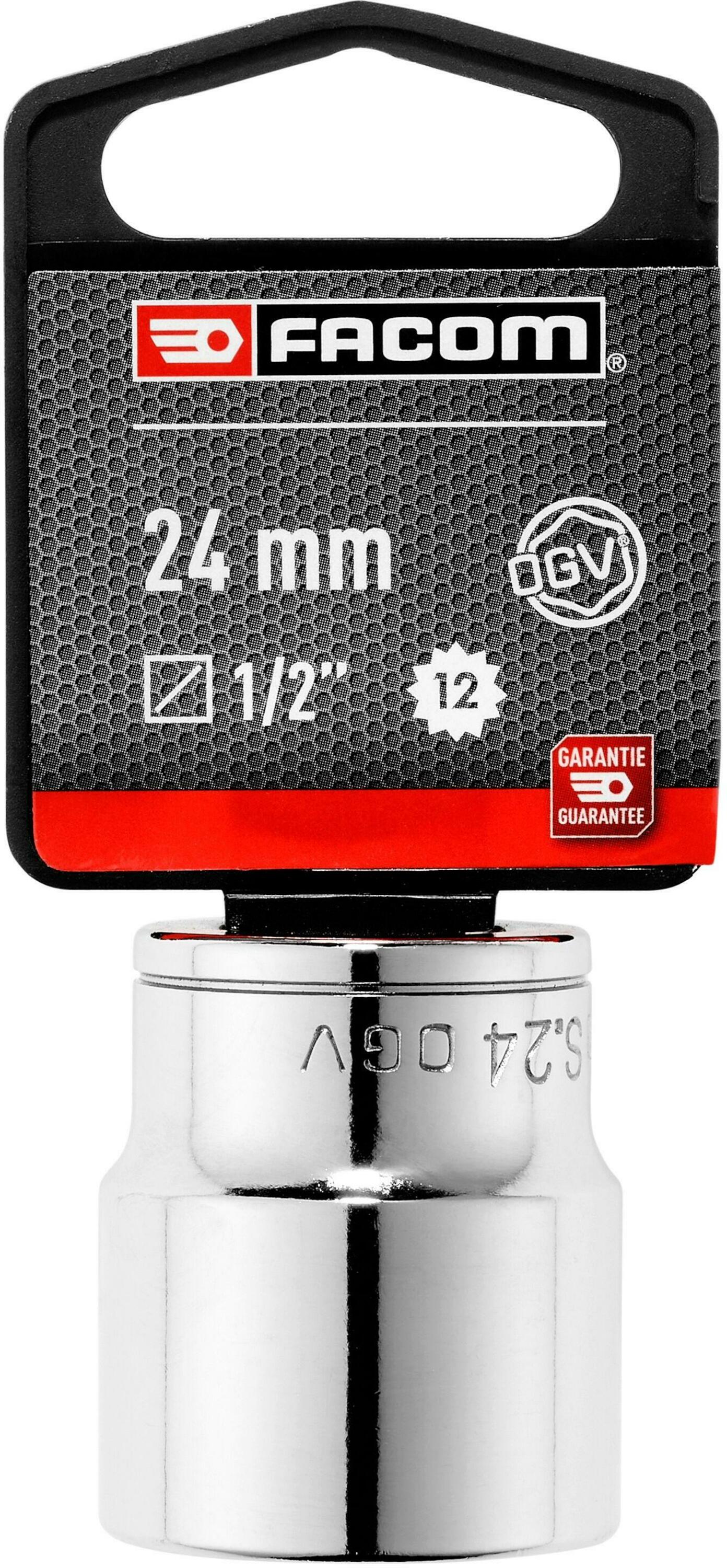 Facom S - Doppen | 1/2" 12-kant | Metrisch 24mm - S.24PB