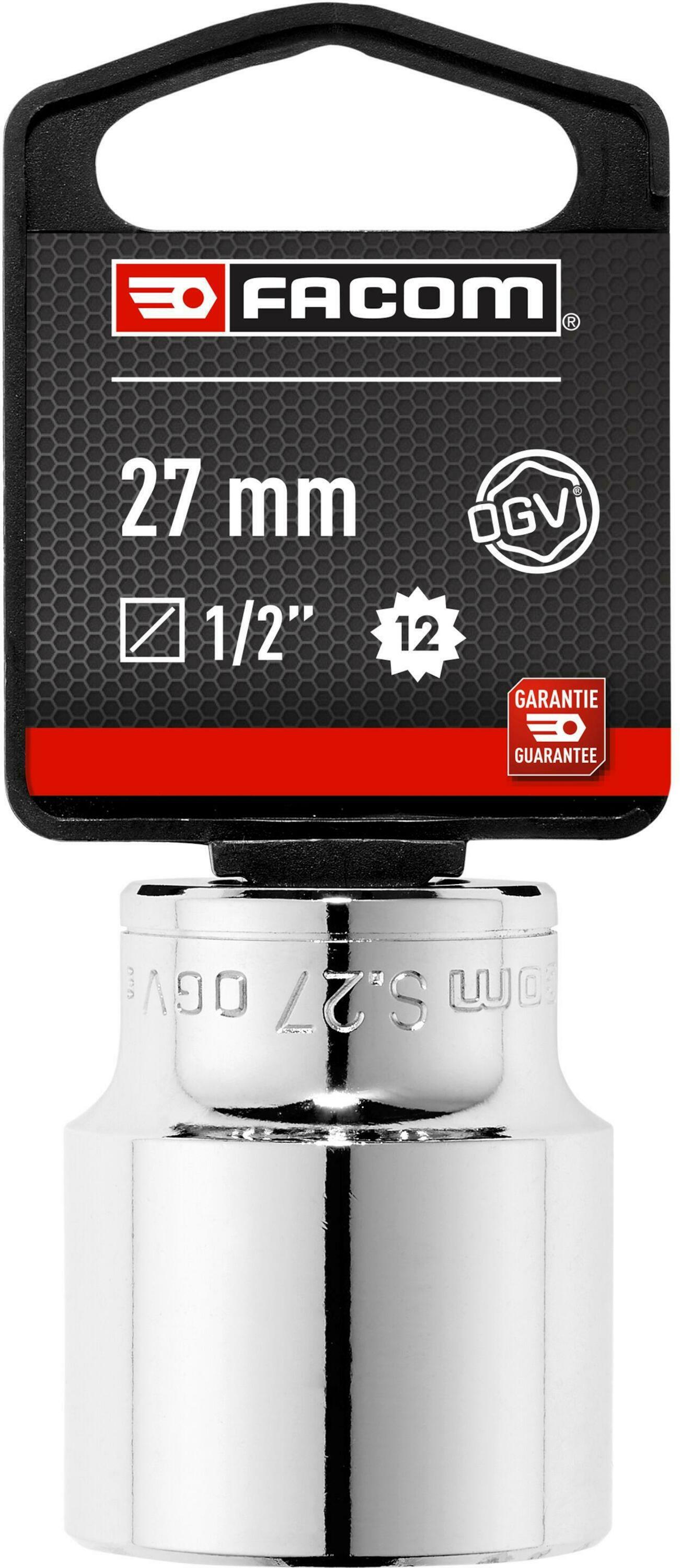 Facom S - Doppen | 1/2" 12-kant | Metrisch 27mm - S.27PB