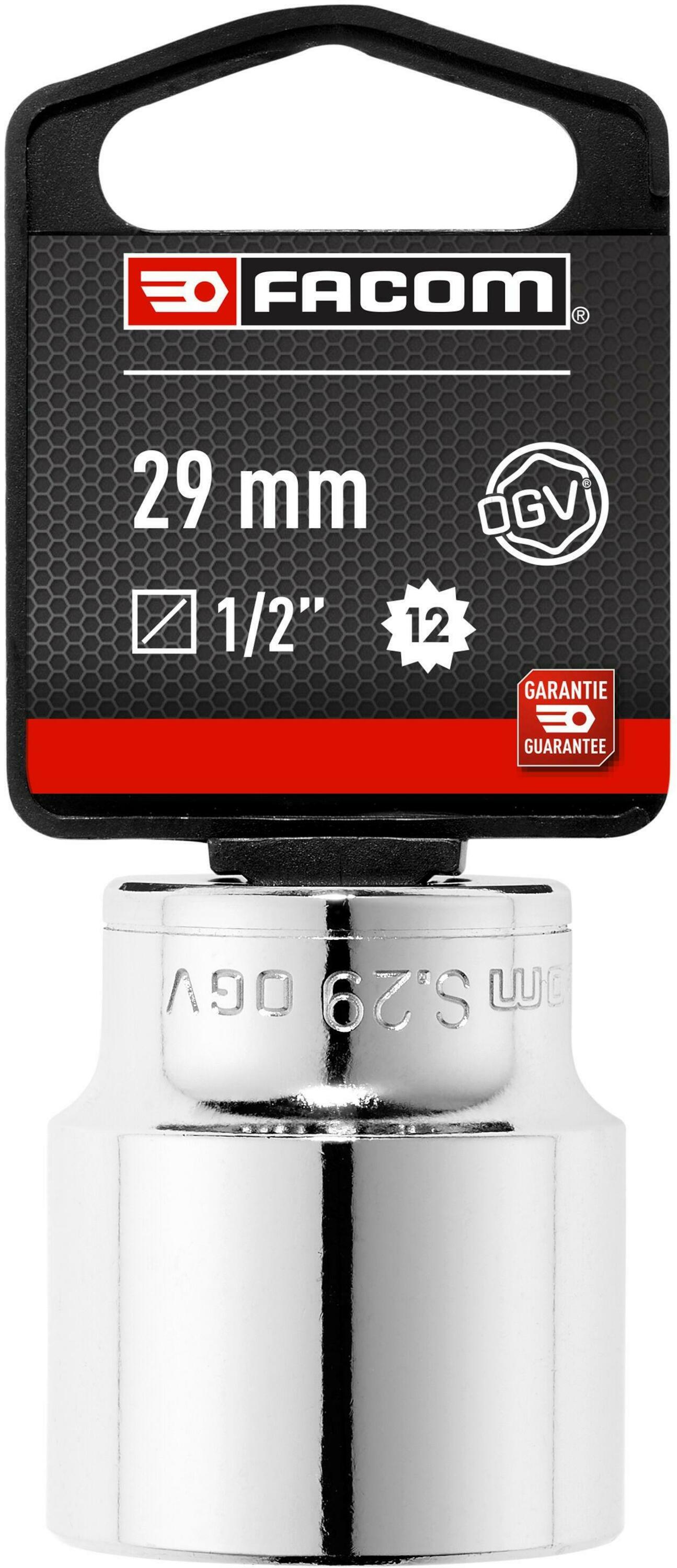 Facom S - Doppen | 1/2" 12-kant | Metrisch 29mm - S.29PB