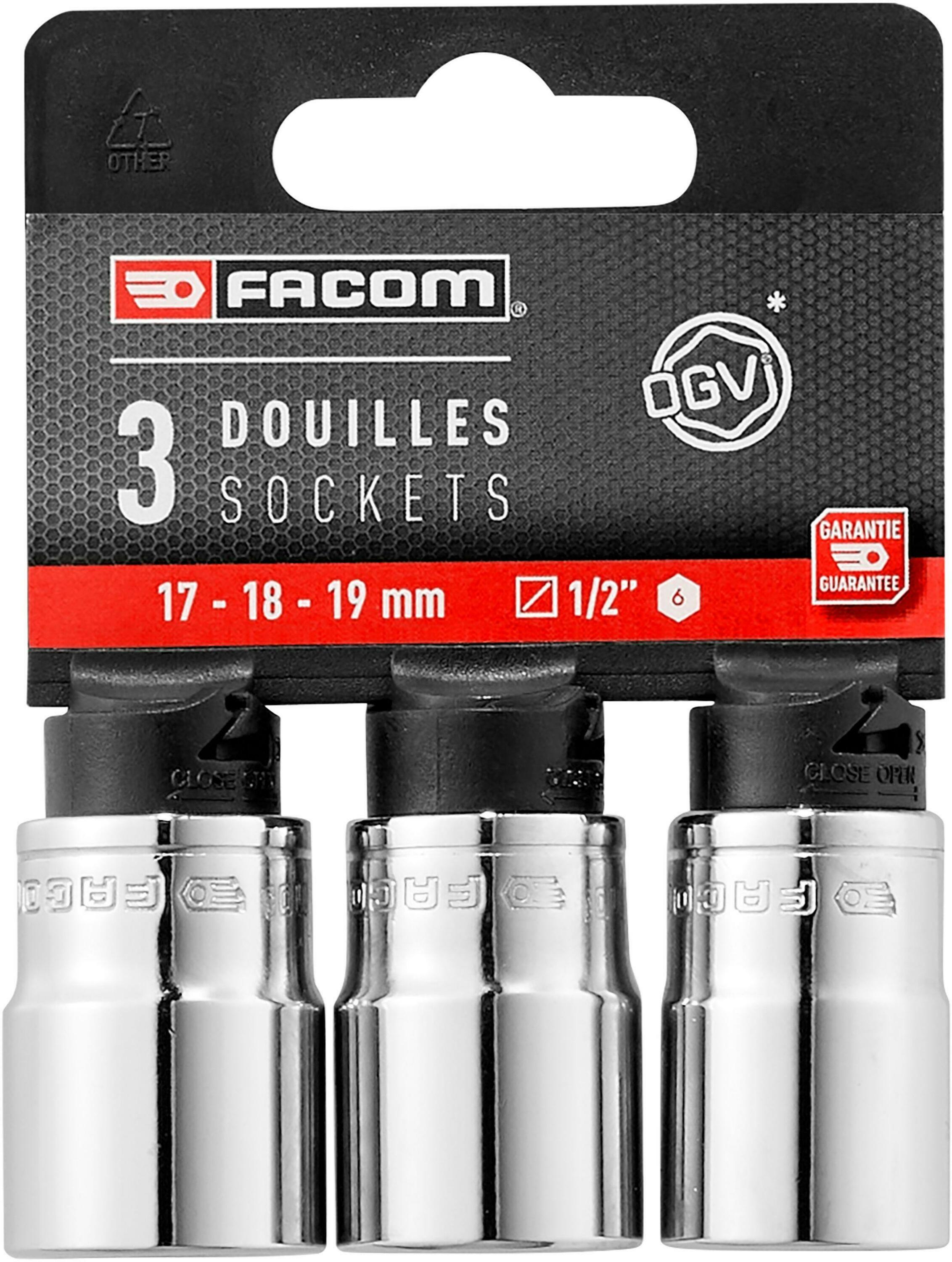 Facom Doppenset 1/2 17-18-19 - SH.MPB - SH.MPB