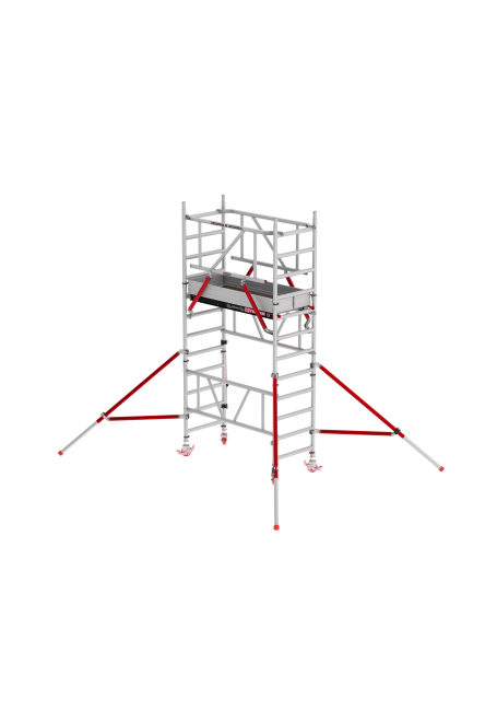 Altrex MiTOWER PLUS rolsteiger - 4.20 m werkhoogte - 0.75 m breed - 1.65 m Fiber-Deck® platform - Safe-Quick® - C003030