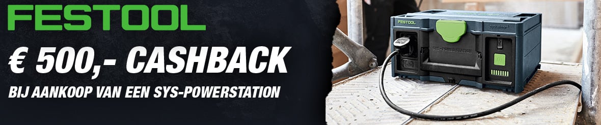 Festool SYS-PowerStation cashback