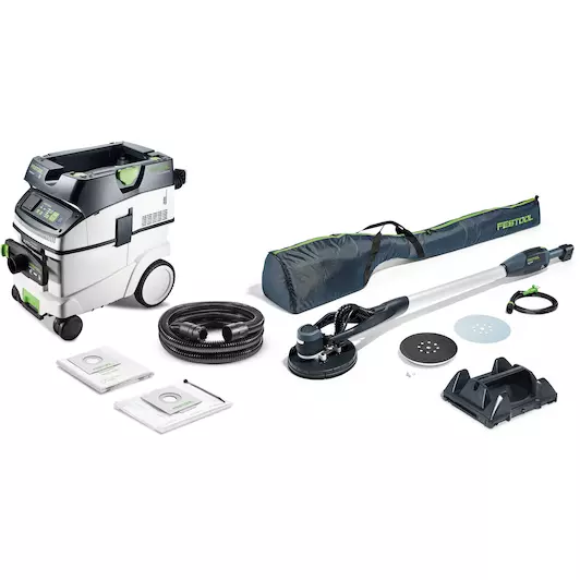 Festool PLANEX LHS-E 225/CTM 36-Set Langnek-schuurmachine- en stofzuigerset | Voor intensief gebruik - 578418