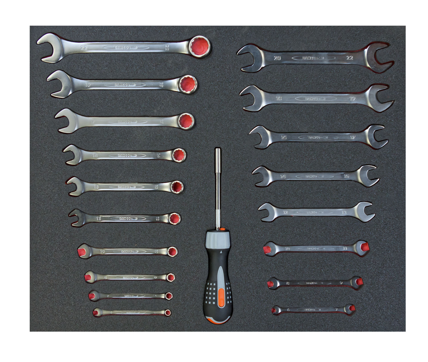 Bahco gevulde inlay sleutels | FF1A02 afbeelding