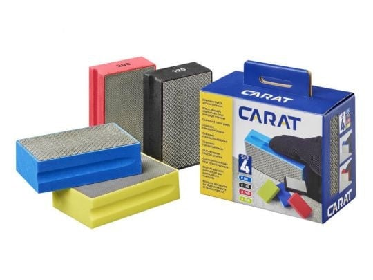 Carat Diamant Schuurblokset | 4 #60-120-200-400 - EHPSET0400