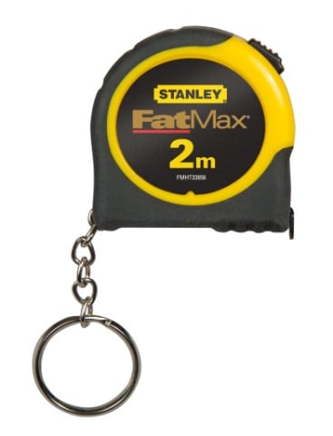 Stanley handgereedschap FatMax Rolbandmaat 2m Sleutelhanger - FMHT0-33856