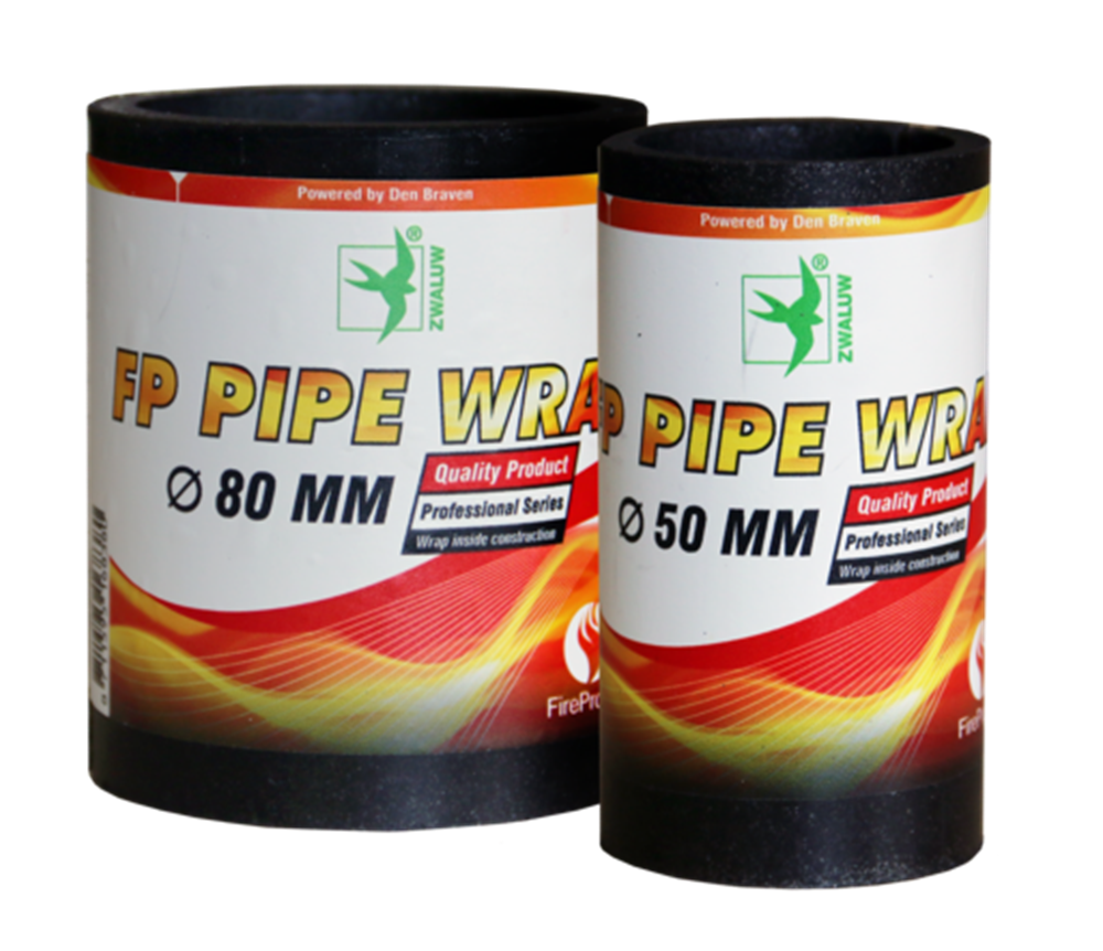 Zwaluw FP Pipe Wrap | Ø 75 mm | Zwart (10 stuks) - 210500