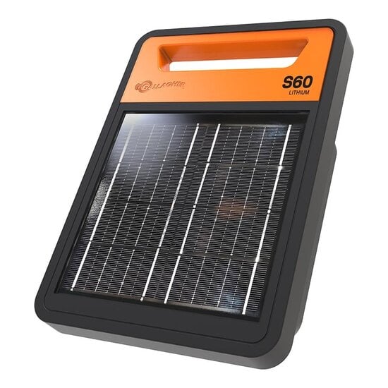 Gallagher Gallagher S60li solar schrikdraadapparaat met lithium batterij - 352305