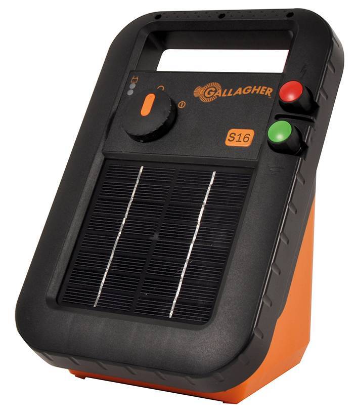 Gallagher S16 schrikdraadapparaat solar - 6V/0,16J - 341316