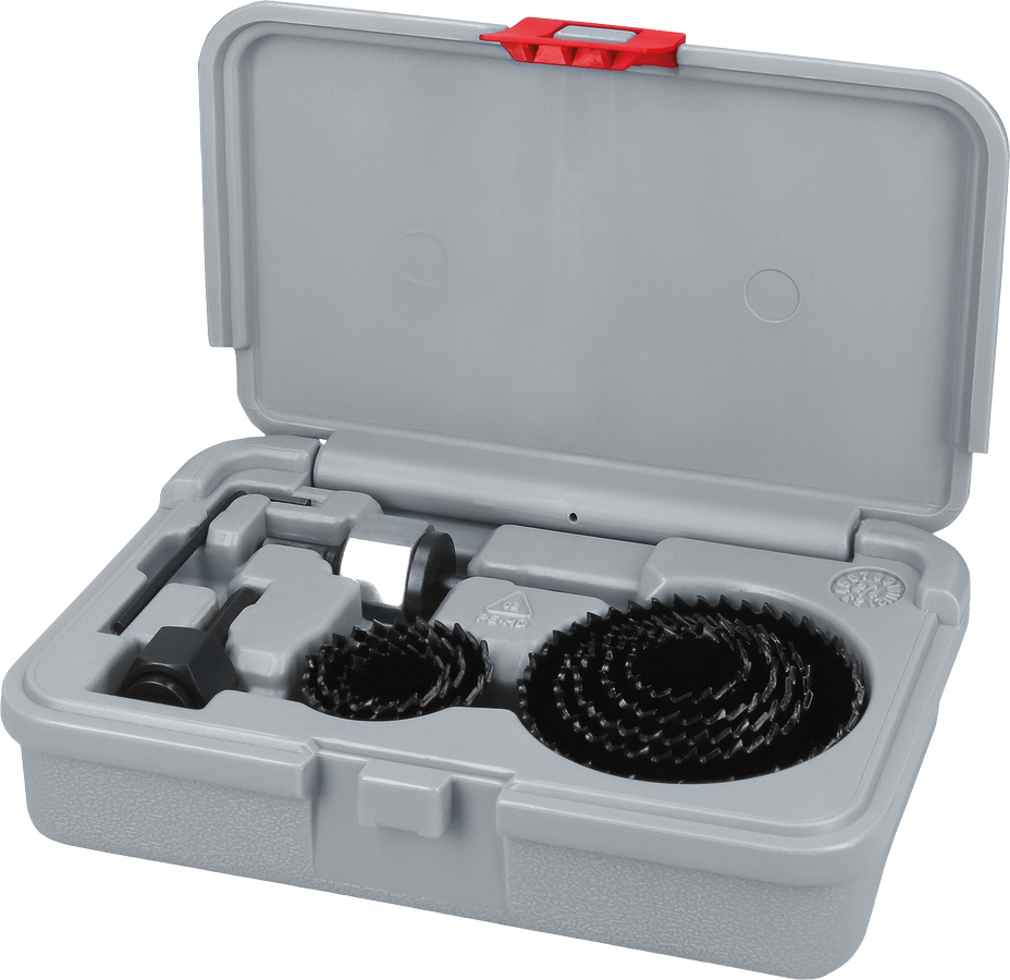 Bosch Accessoires Gatzaagset met verzinkboor voor hout en gipsplaat | 68; 86; 100 x 27 mm - 2608594503