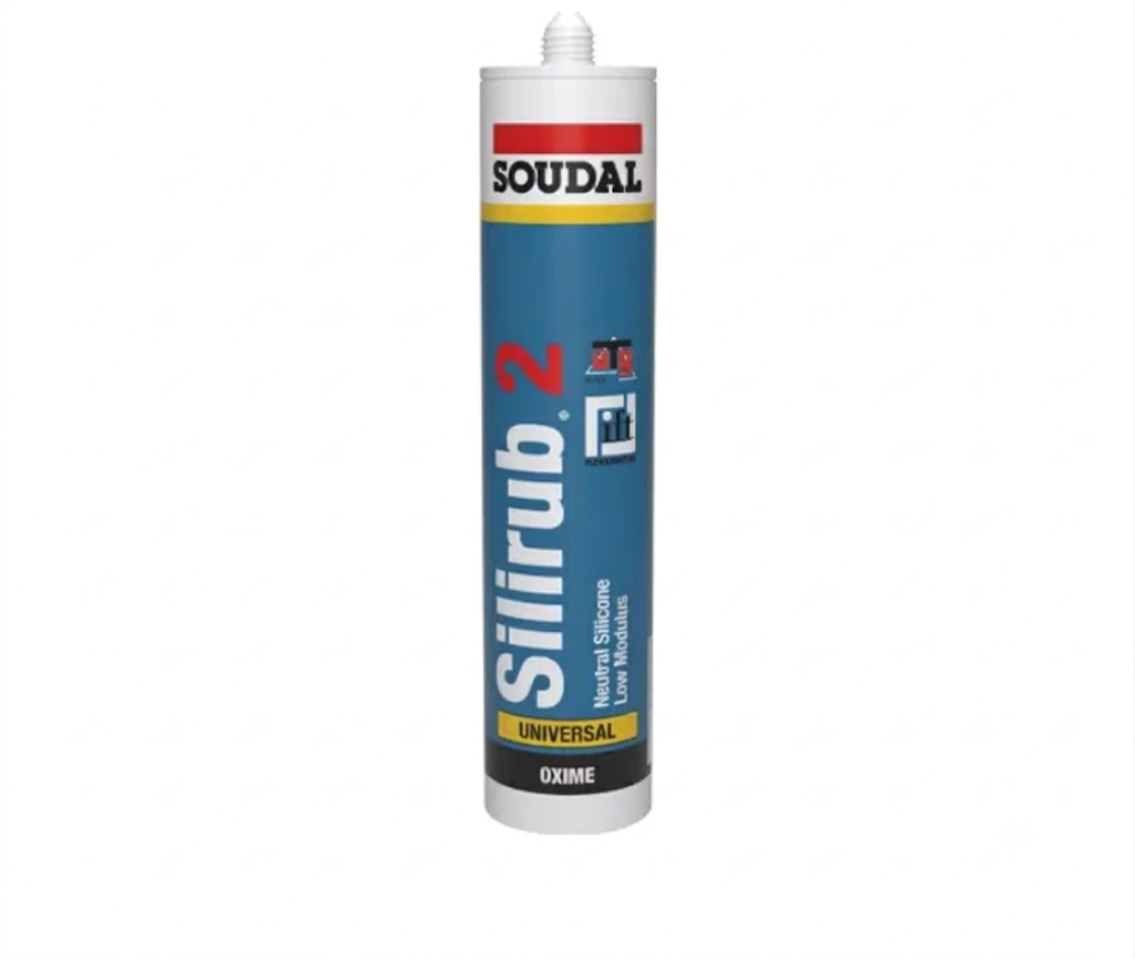 Soudal Silirub 2 | Siliconenkit | Transparant | 300 ml - 102384