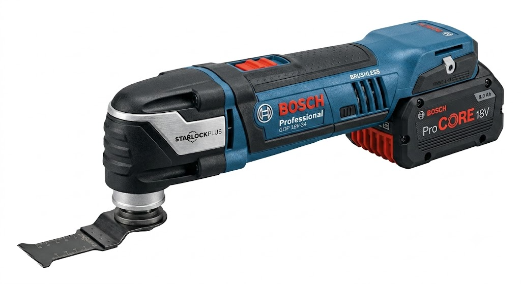 Bosch Blauw GOP 18V-34 Accu Multitool 18V Body | zonder accu's en lader - 06018G2001