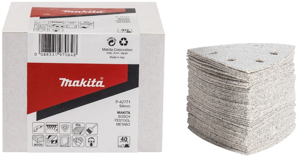 Makita Accessoires Schuurvel 3-k K180 white v. - P-42830 - P-42830