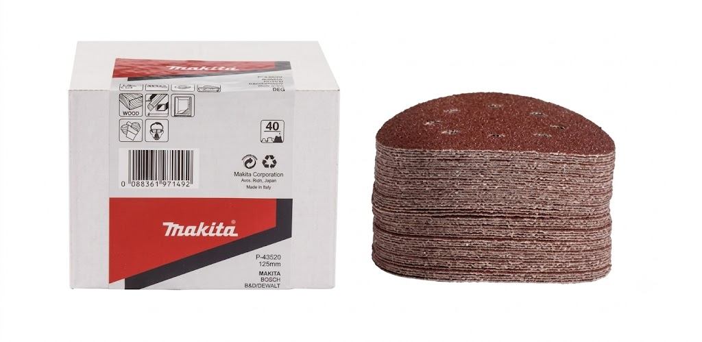 Makita Accessoires Schuurschijf K80 125 red v. - P-43642