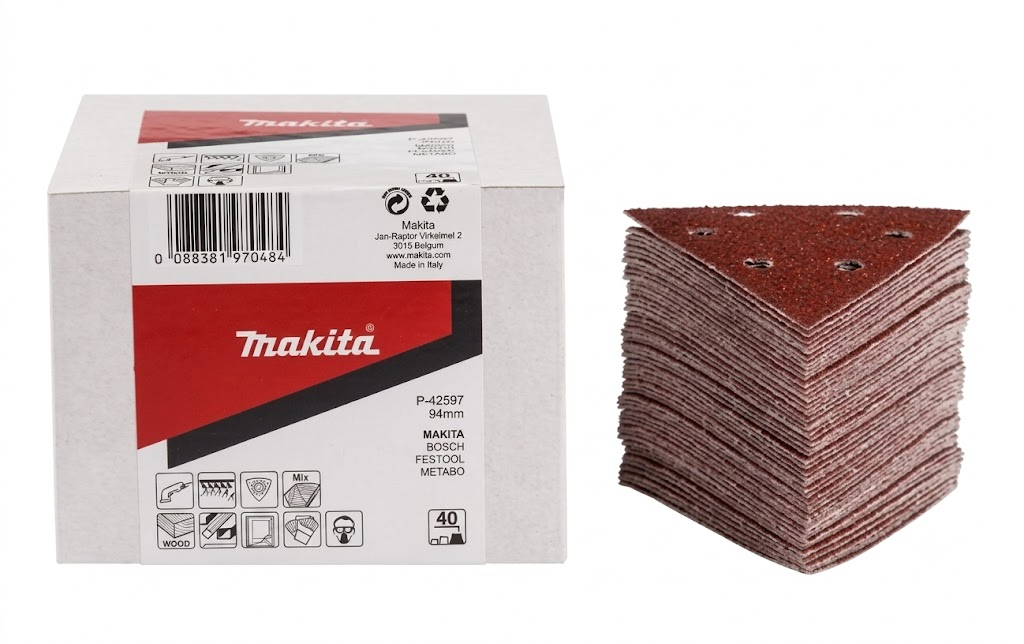 Makita Accessoires Schuurvel 3-k K120 red v. - P-42634