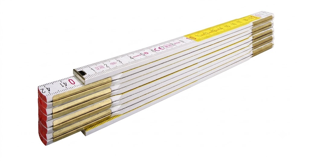 Stabila Duimstok, 617 wit/geel Hout 2m - 01128