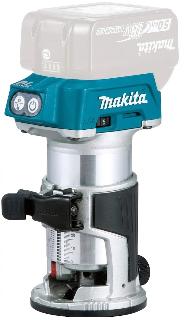 Makita DRT50Z Accu Freesmachine 18v Li-ion body | zonder accu's en lader - DRT50Z