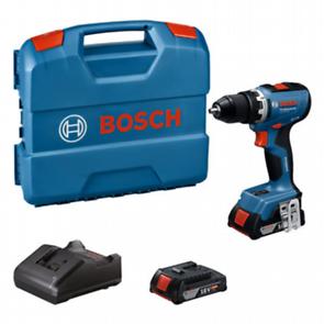 Bosch Blauw GSR 18V-65 Accu Schroefboormachine | Incl. accu&apos;s en lader - 06019N3000