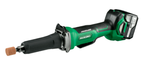 Hikoki GP18DBWGZ Accu rechte slijpmachine | 18V | 50 mm | Dodemansschakelaar | 2 x 5.0 Ah | In kunststof koffer - GP18DBWGZ