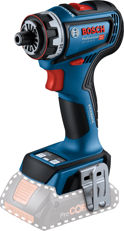 Bosch Blauw GSR 18V-90 FC Accuboormachine 18V | Zonder accu&apos;s en lader - 06019K6202