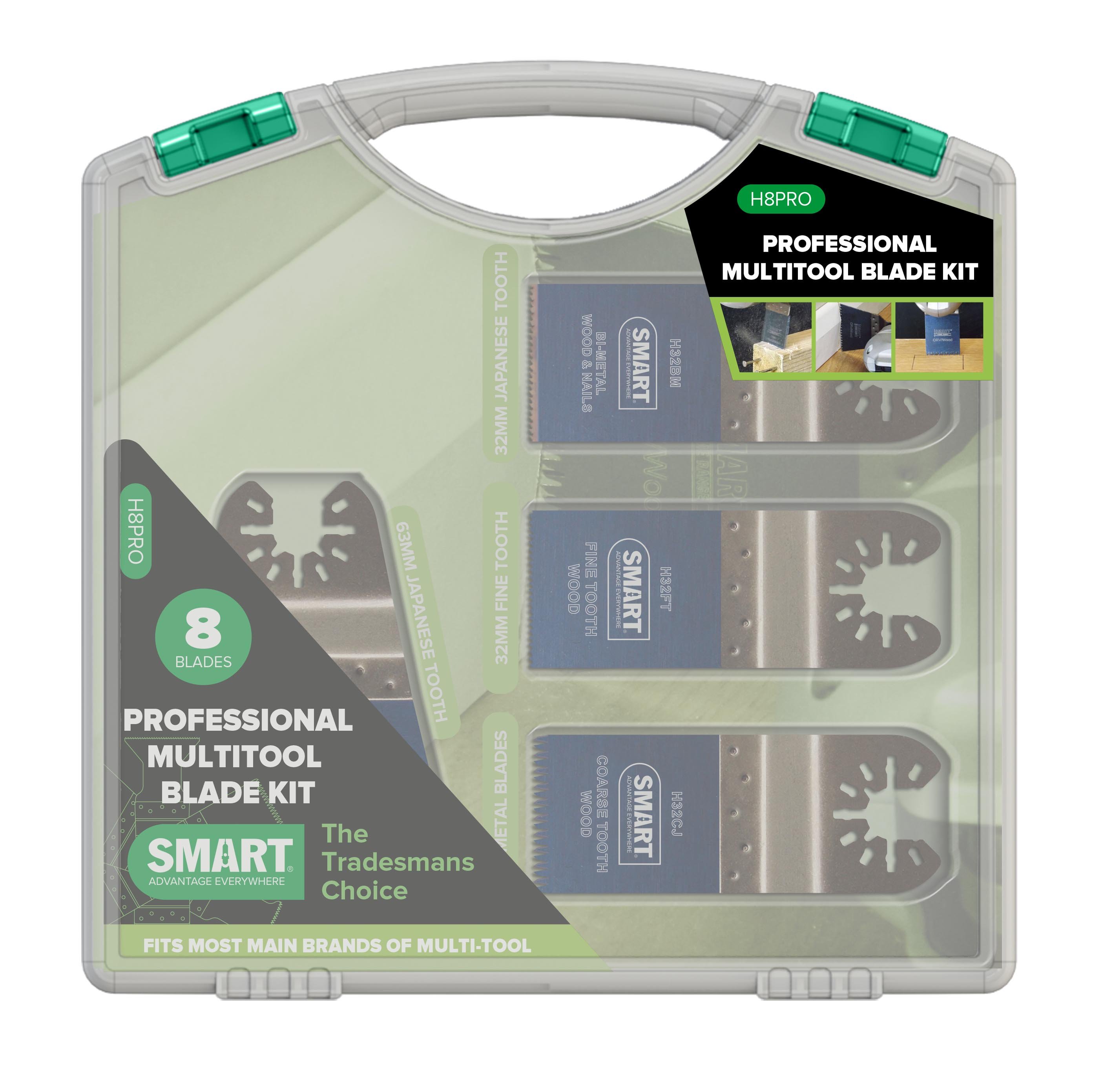 SMART UN TRA 8st Blad assortiment draagtas - H8PRO H8PRO