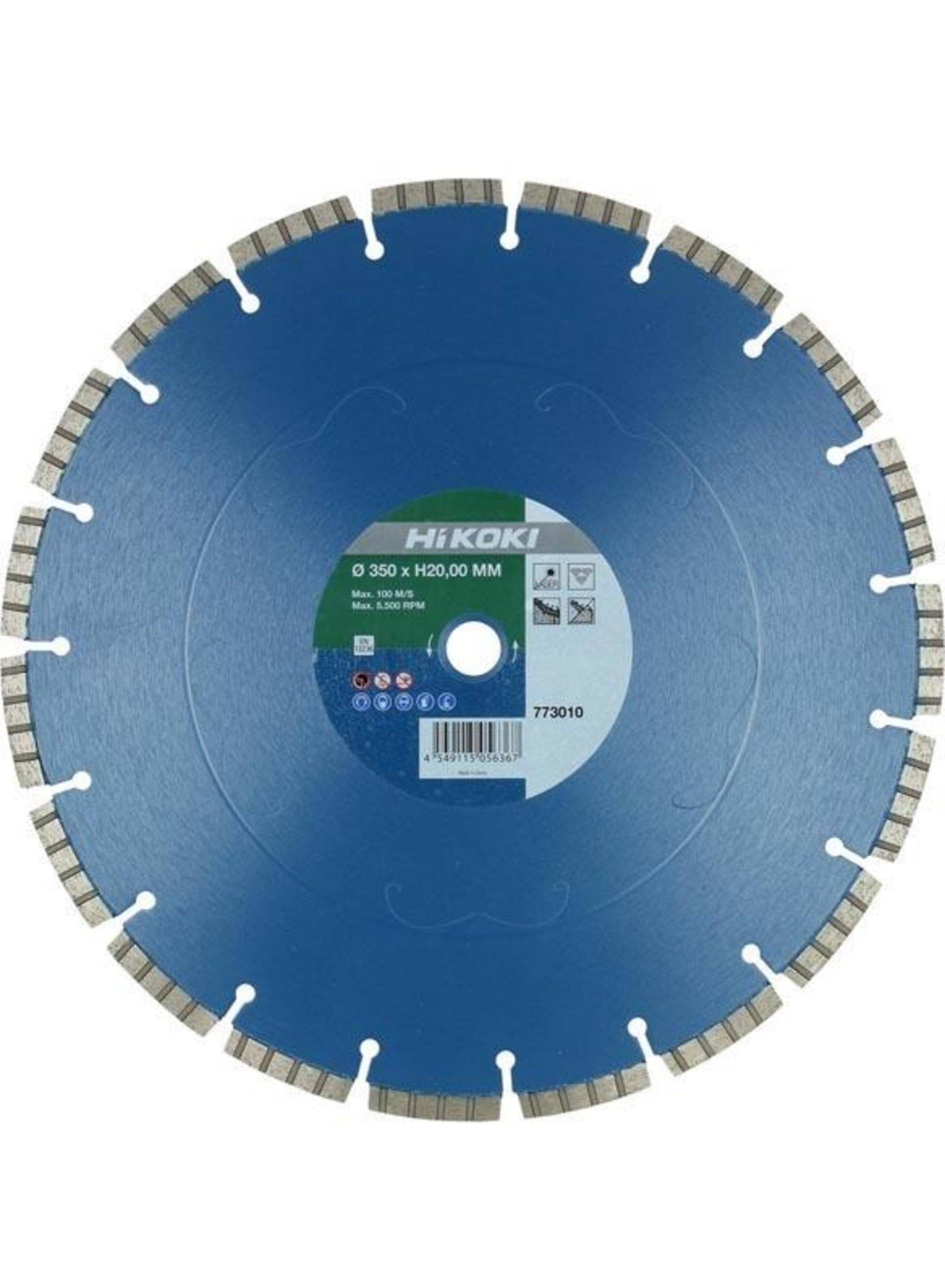 Hikoki Accessoires Diamant Zaagblad 350X20,0X10 Type Concrete Standard Laser - 773010