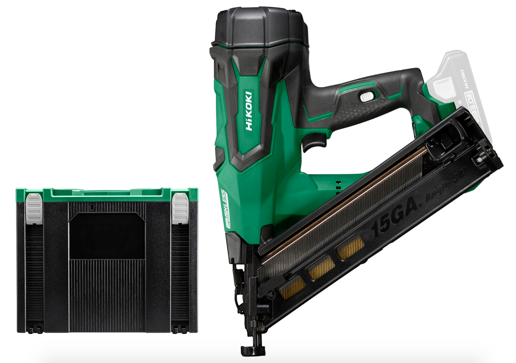 Hikoki NT1865DAAW9Z | Accu spijkerapparaat 18V DA-Nagel 32-64 mm | Zonder accu&apos;s & lader | in koffer - NT1865DAAW9Z