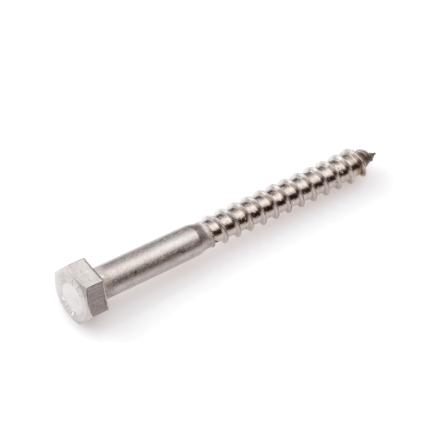 Homefix Houtdraadbout Rvs-A2 Sw-10 Din571 6X40 | 4 stuks 6701.60.10020