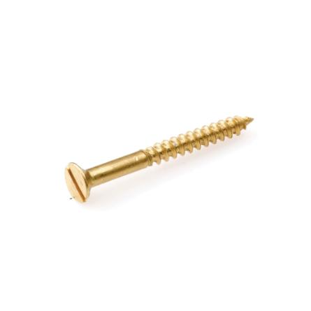 Homefix Houtschroef Messing Blank Pk Zs 3.0X16 | 35 stuks 6701.20.00050