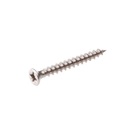Homefix Pianoscharnierschroef Rvs-A2 Pk-5Mm PZ1 3.0X12 | 30 stuks 6701.20.30050