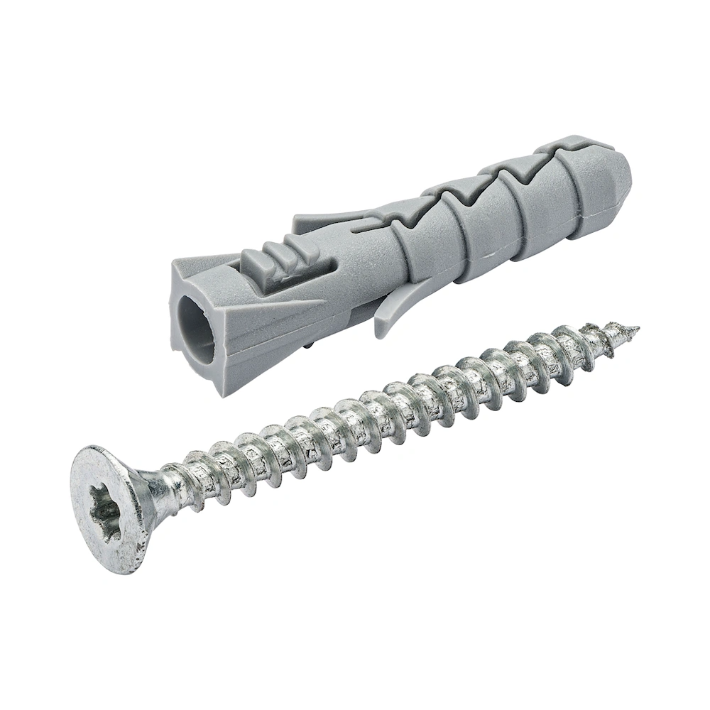 Homefix Nylon Plug 5X25 + Spaanpl.Schr. Vz Pk Torx TX15 3.5X30 | 40 stuks 6702.10.30010