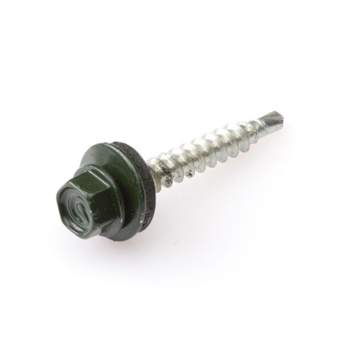 Homefix Profielplaatschroef Vz 6K Groen Ral6007 4.8X35 | 16 stuks 6701.21.30070
