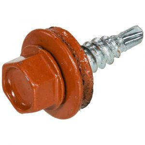 Homefix Profielplaatschroef Vz 6K Koper Ral8004 4.8X20 | 20 stuks 6701.21.30010
