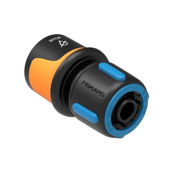 Fiskars Slangkoppeling, 13-15 mm (1/2-5/8&apos;&apos;) STOP - 1027079