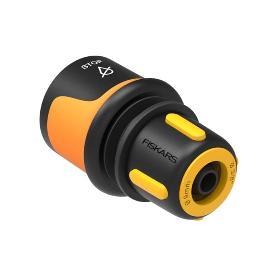 Fiskars Slangkoppeling, 9 mm (3/8&apos;&apos;) STOP - 1027078