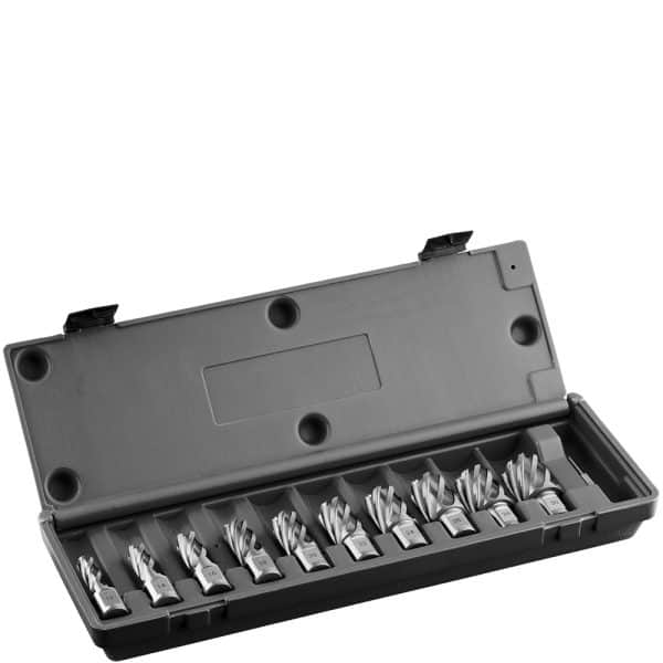 Euroboor HSS kernboorset 10-delig inch - HSS.KIT/10S-I1