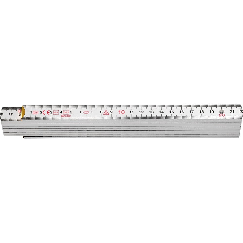 Hultafors Duimstok 4000 2m - wit - HU109711 HU109711