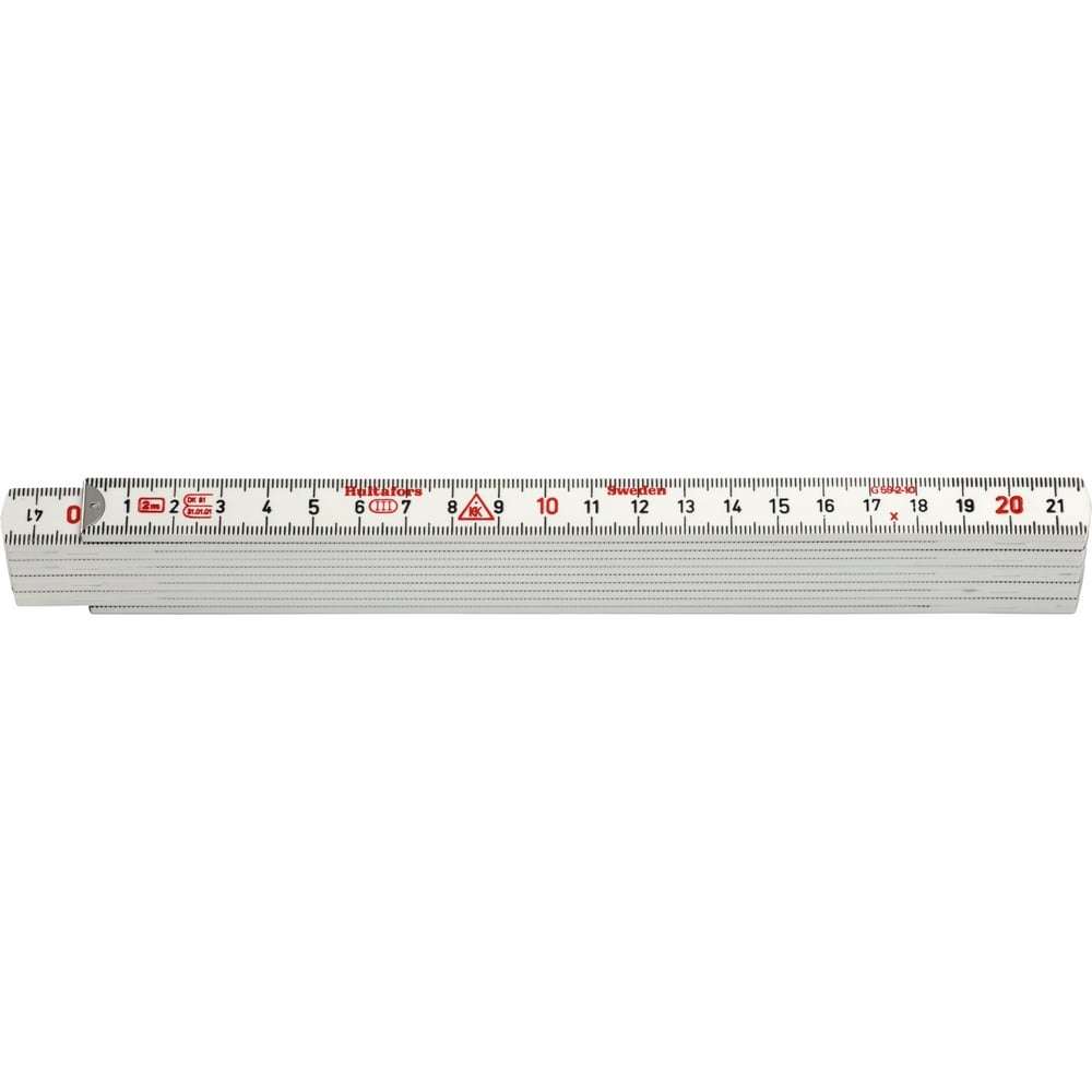 Hultafors Duimstok GE 59 2m wit - HU200664 - HU200664