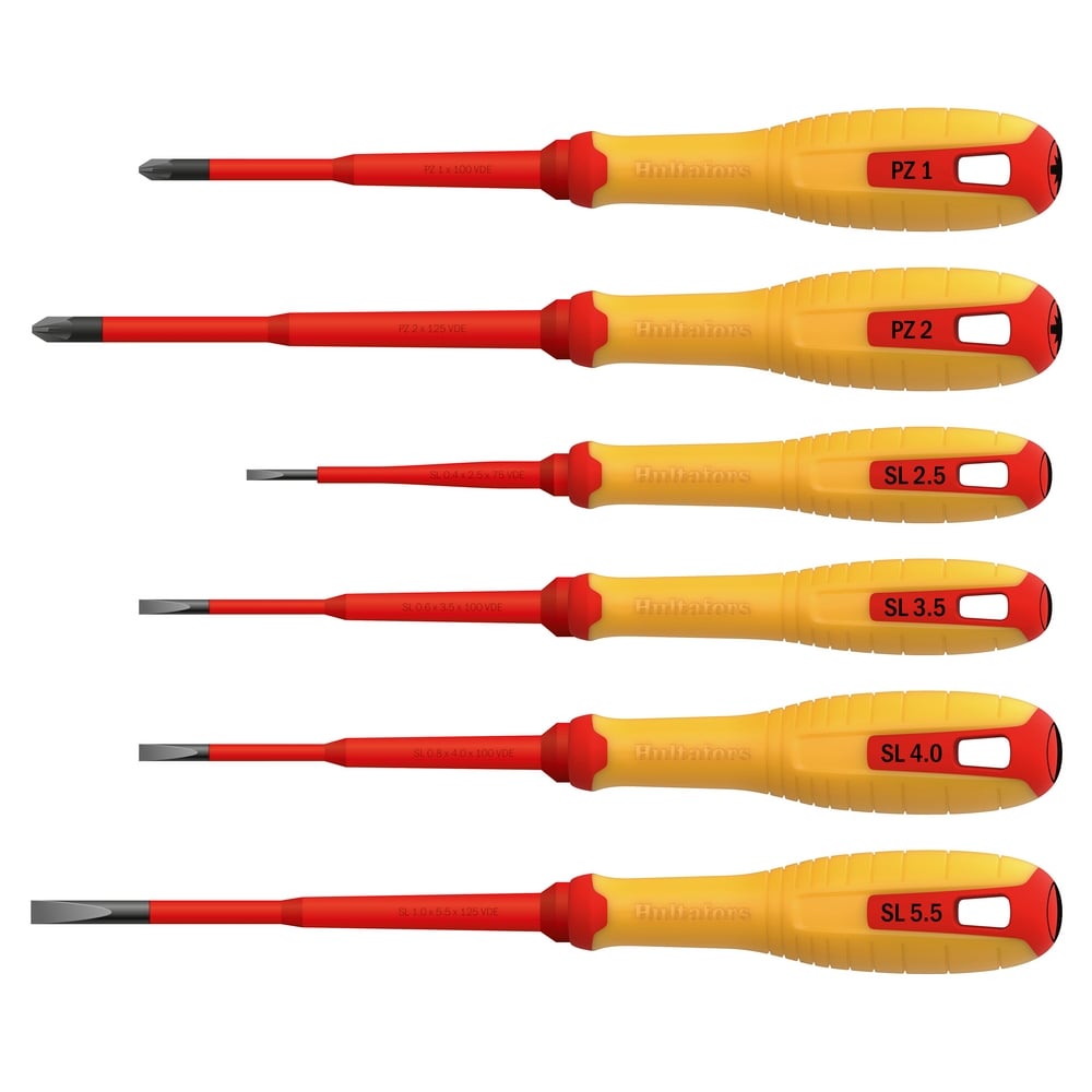 Hultafors VDE Schroevendraaierset PZ en SL - HU444465 HU444465