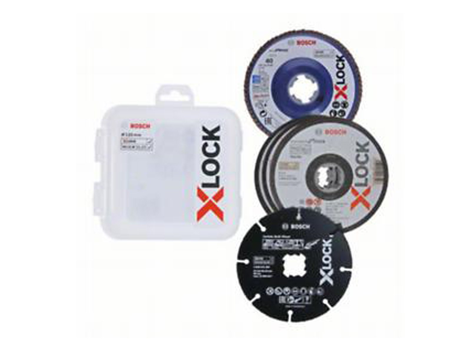 Bosch Accessoires X-LOCK Schijfset | 5-delige | 125 mm | CMW - 2608619374 - 2608619374