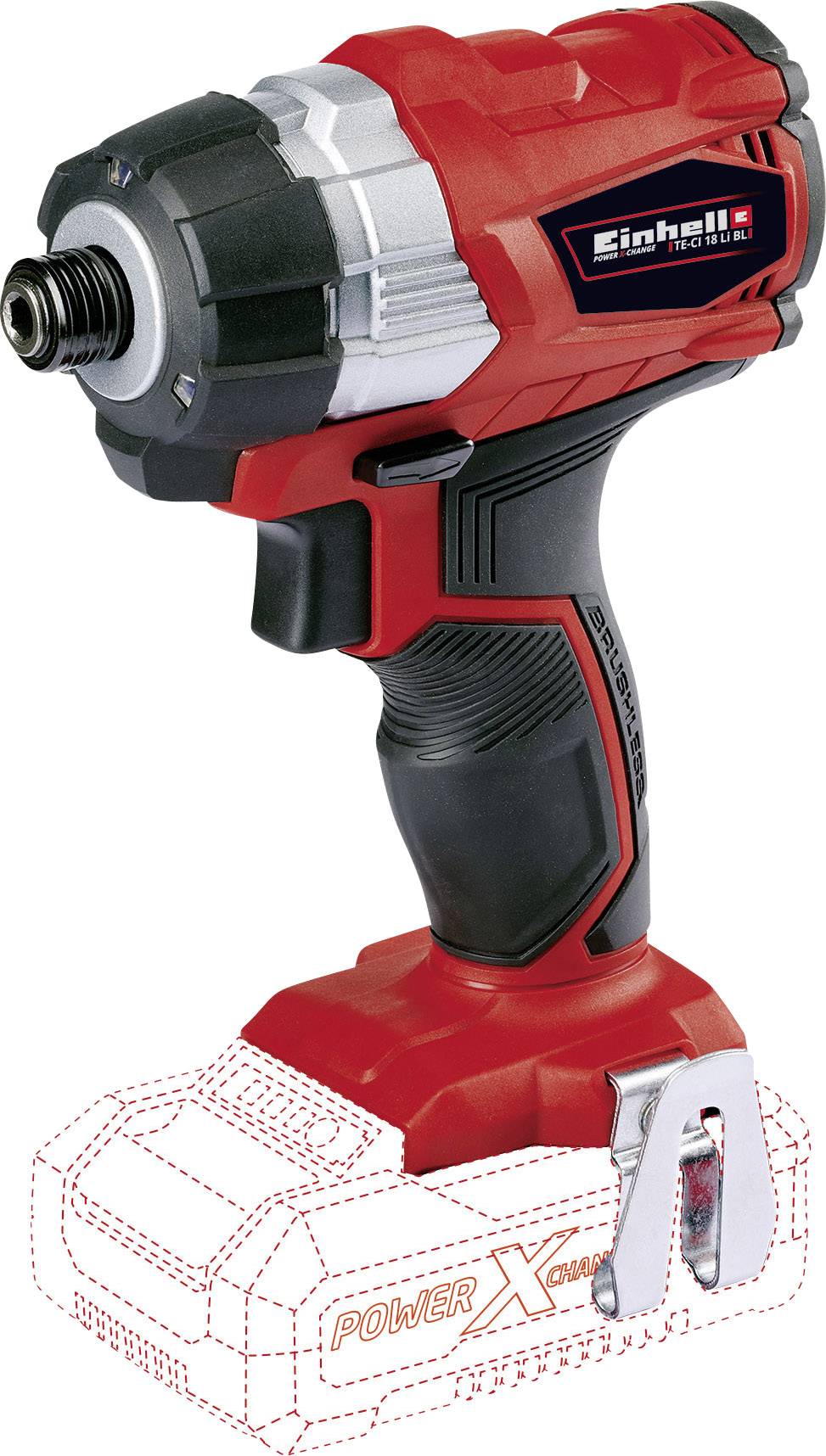 Einhell 4510030 TE-CI 18 Li | accu slagschroevendraaier | Body | Zonder Accu&apos;s & Laders | koolborstelloos