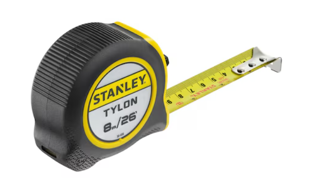 Stanley handgereedschap Rolbandmaat Stanley Tylon | 8M/24' - 25mm - 0-30-656