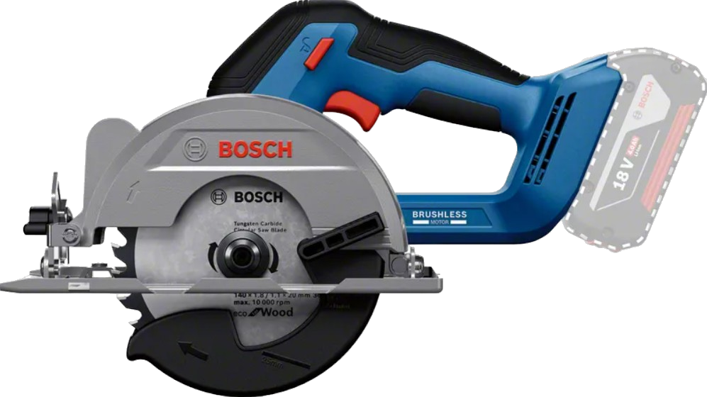 Bosch Blauw GKS 18V-51 Accu cirkelzaag | In L-BOXX 238 | Zonder accu&apos;s en lader - 06019M3100