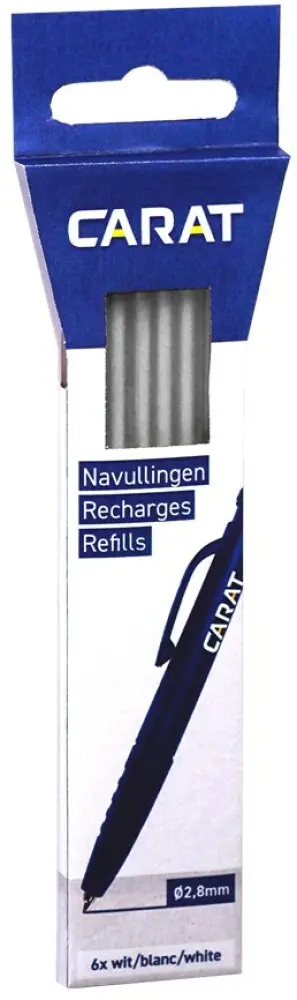 Carat Markeerstift Navulling | Wit - NCPRWHITE0