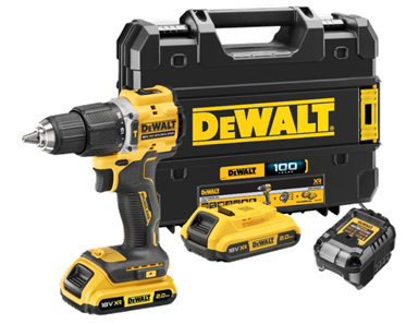 DeWalt DCD100YD2T-QW Accu klopboormachine 18V 2,0Ah Li-Ion in TSTAK koffer - 100 year Special Edition