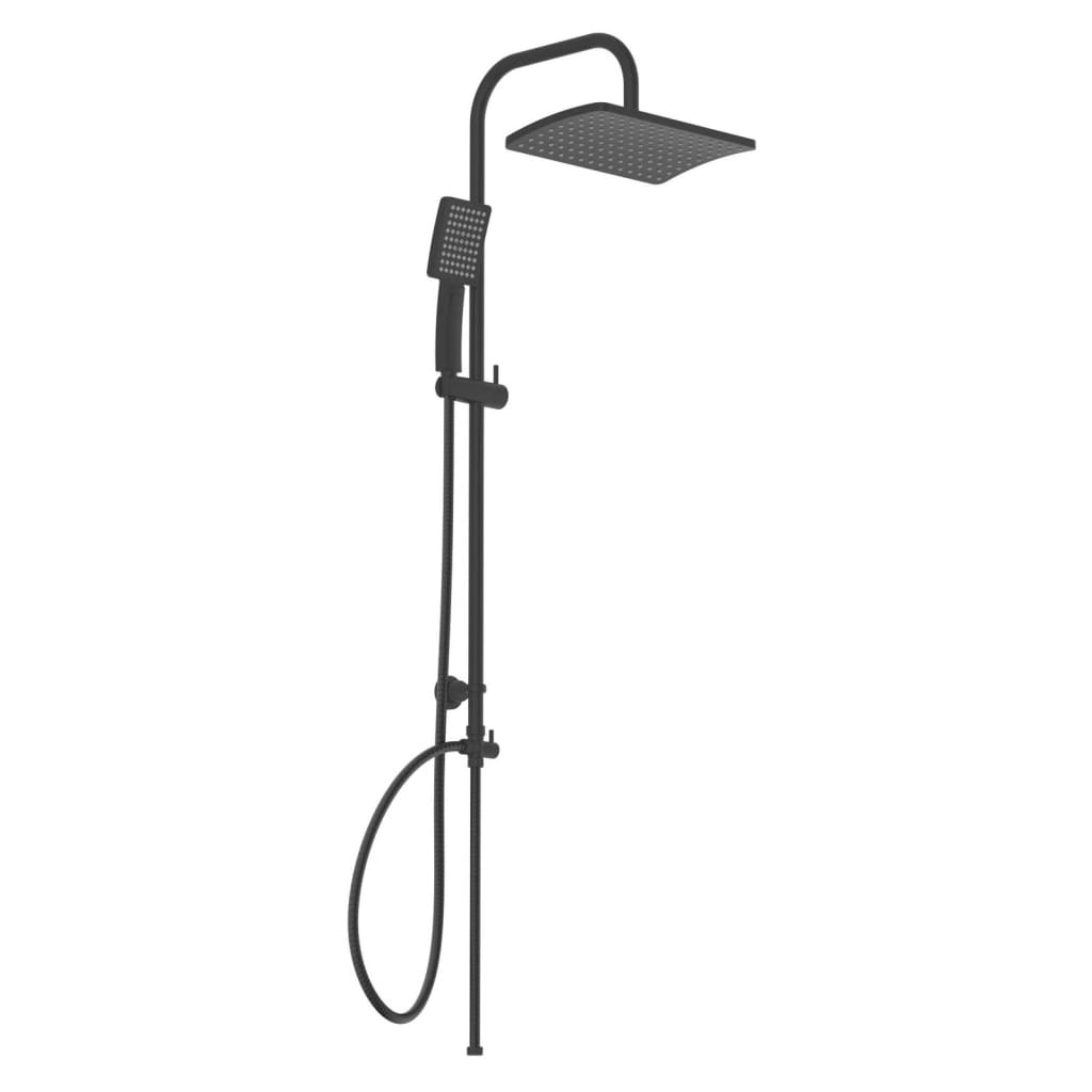 Schutte MALLORCA hoofddouche set| mat zwart
 - 60666