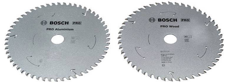 Bosch Accessoires PRO Wood/Alu Cirkelzaagbladen | 165 mm | Cordless | 2 stuks - 2608644733